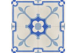 Blue Fleur-de-lis Tile KCT09